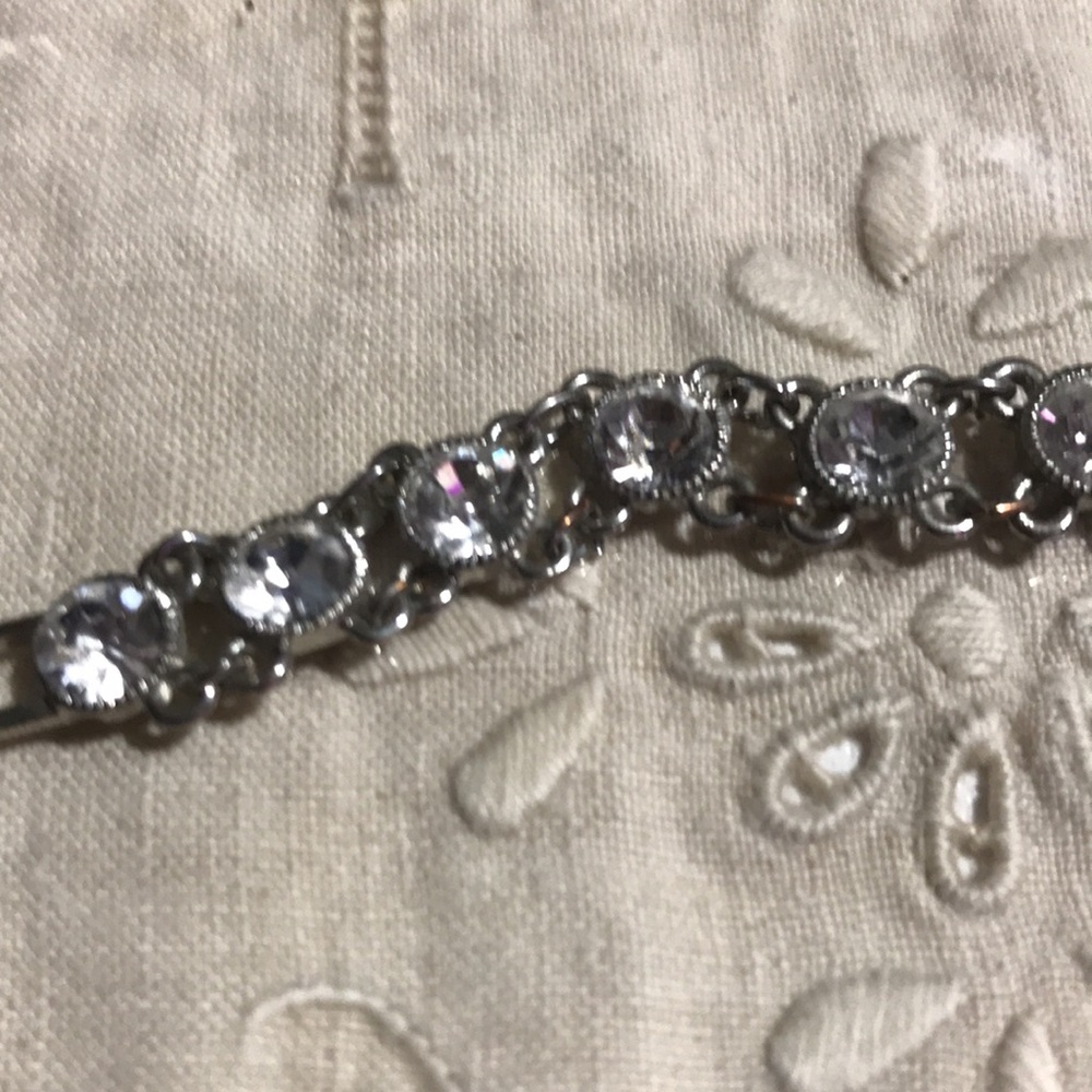Estate rhinestone bracelet